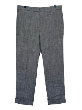 Ann Taylor 10 Curvy Fit Tweed Cuffed Dress Pants Career Office Workwear